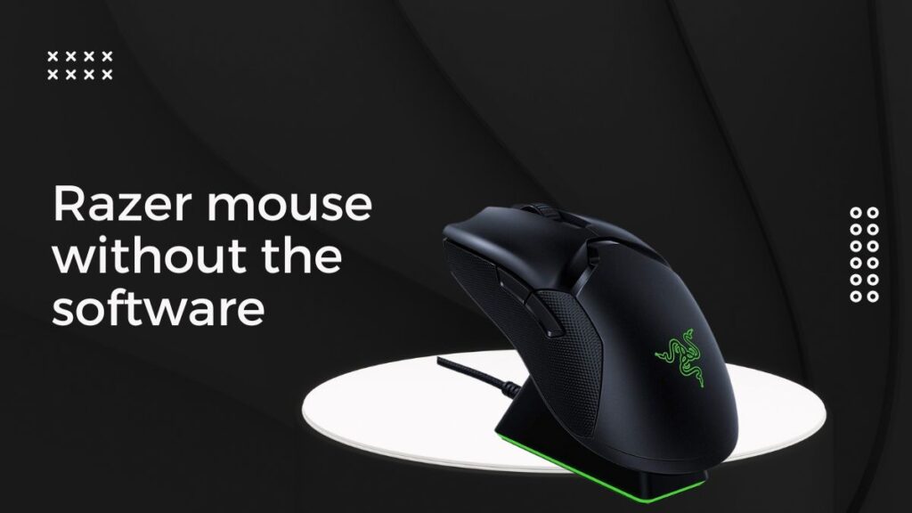 Razer mouse without the software